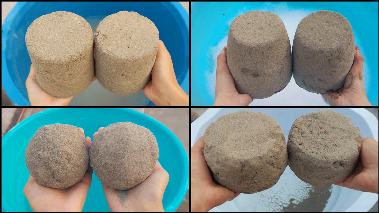 ASMR: Pure sand requested water crumbling compilation edits super satisfying sound