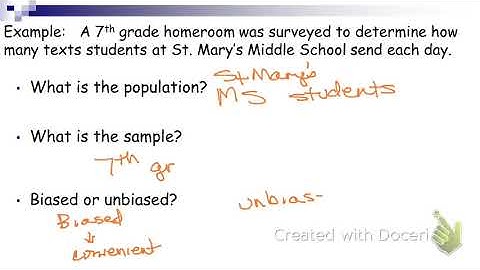 7th gr 8.3F unbiased and biased samples