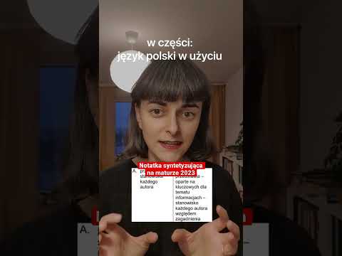 Notatka syntetyzująca to