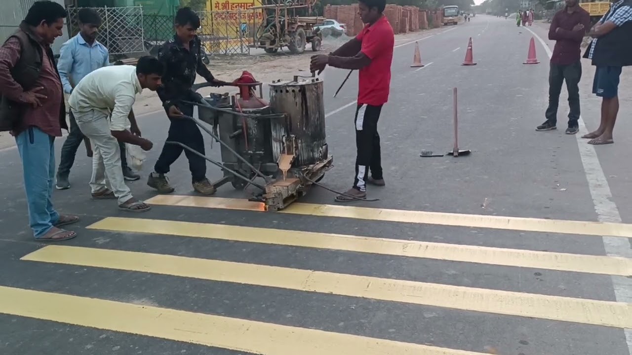 Rumble Strip Thermoplastic Road Marking YouTube Rumble Strip Thermoplastic Road Marking YouTube