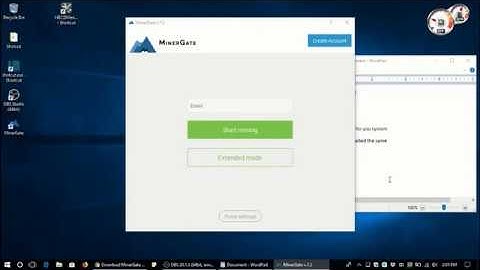 CryptoCurrency Mining from Minergate software for Windows Mac Ubuntu Linux for every version with al