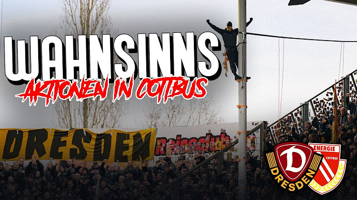 Ultras Dynamo mit Wahnsinns-Aktion in Cottbus! | Energie Cottbus – Dynamo Dresden 1:1