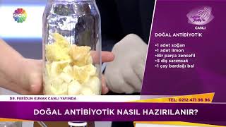 Evde doğal antibiyotik tarifi!