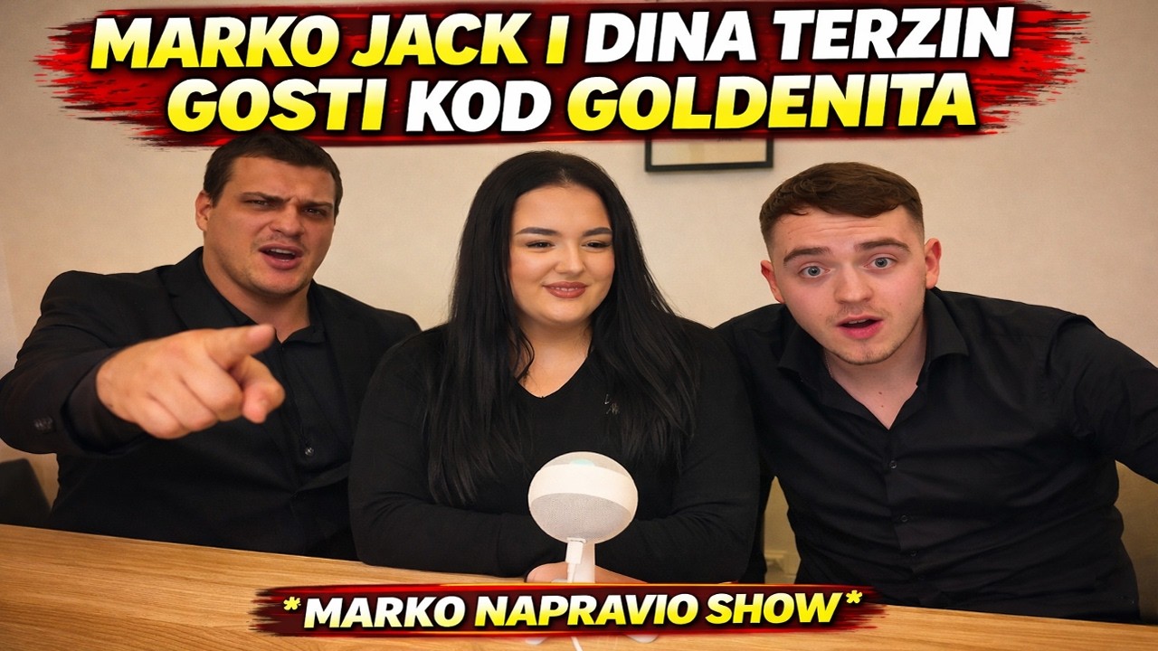 MARKO JACK I DINA TERZIN GOSTI KOD GOLDENITA *Marko Napravio Show*