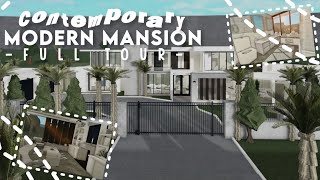 contemporary modern mansion | full tour | welcome to bloxburg