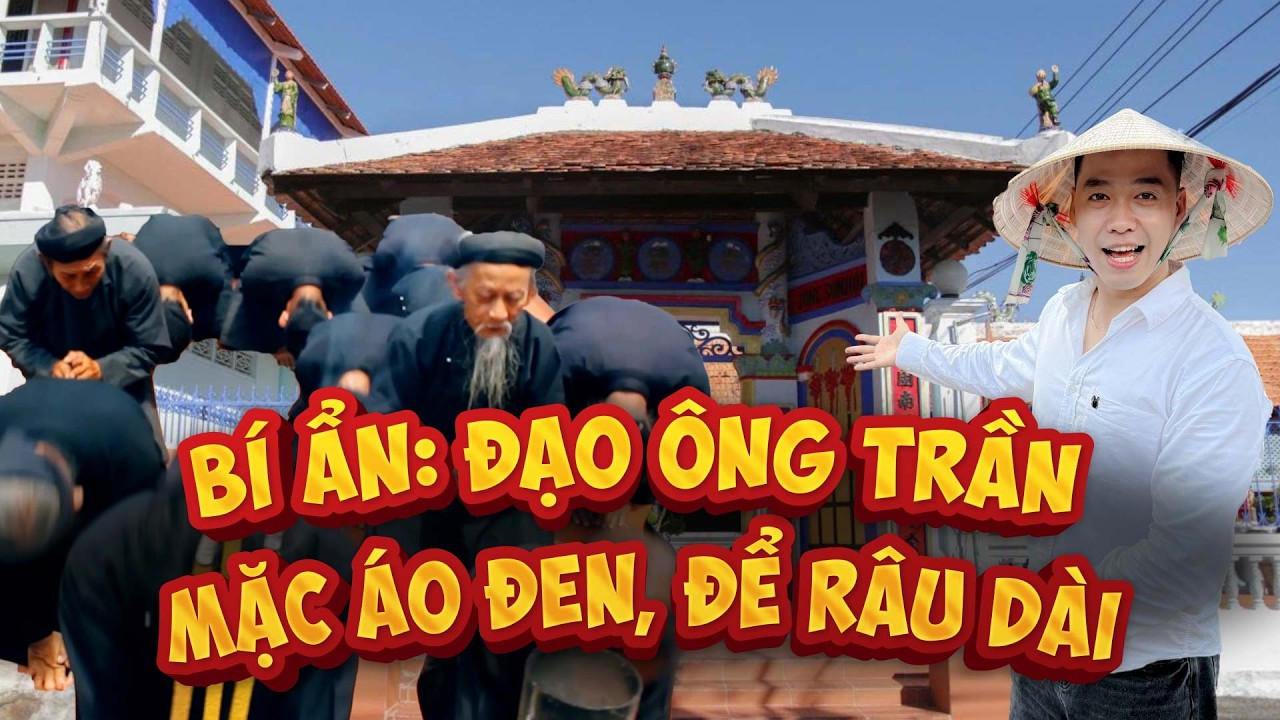 ĐỘC LẠ SÀI GÒN: Người Đạo Ông Trần Mặc Áo Đen, Để Râu Dài