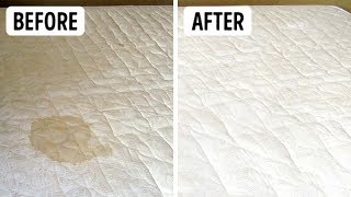 How to Clean Pee & Stains off a Mattress with Baking Soda & Vinegar Properly