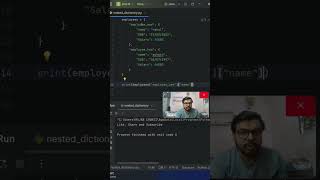 How to access any item in nested dictionary in python | #python #coding #shorts #trending #java