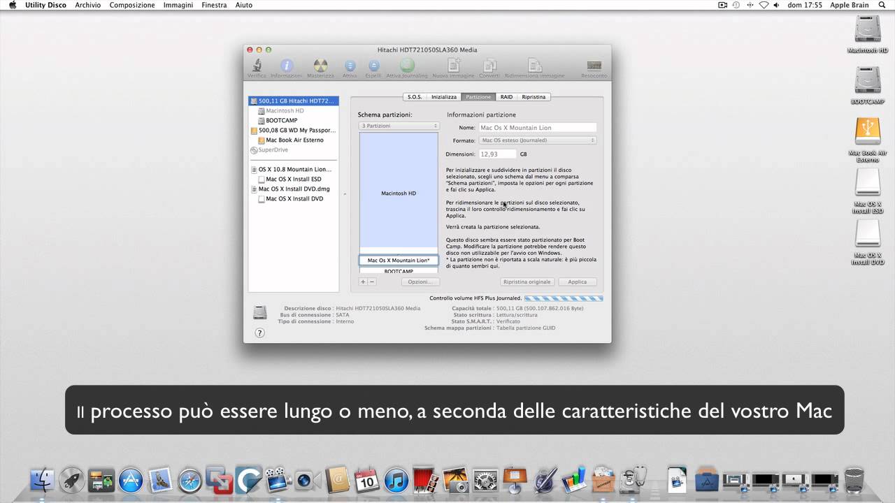 Video Guida - Installare Mac Os X Mountain Lion - YouTube