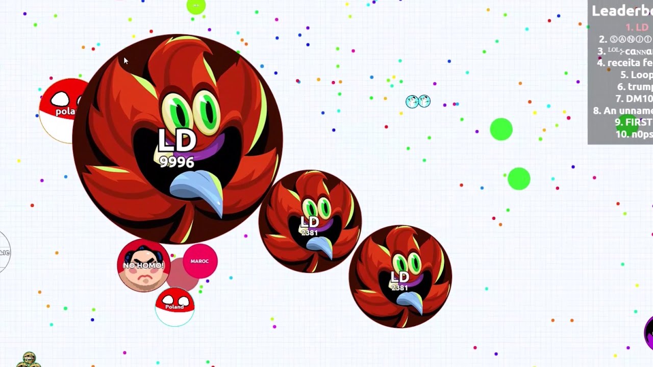 Agar.io - My first Popsplit | Autumn Skin "Maple"