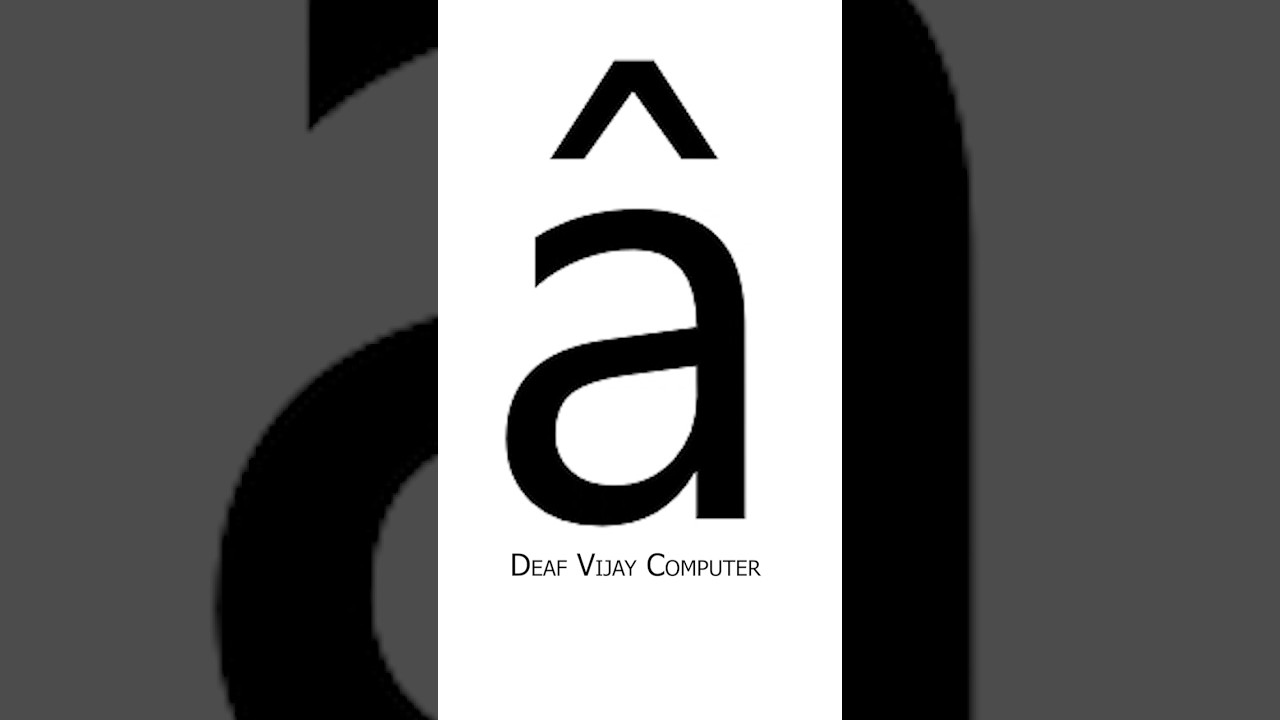 Circumflex a Small Symbol Ms Word Shortcut Key