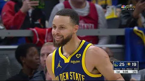 Steph Scores Goes 6/6 From Three In The 1st QTR 🔥🔥 | January 8, 2024