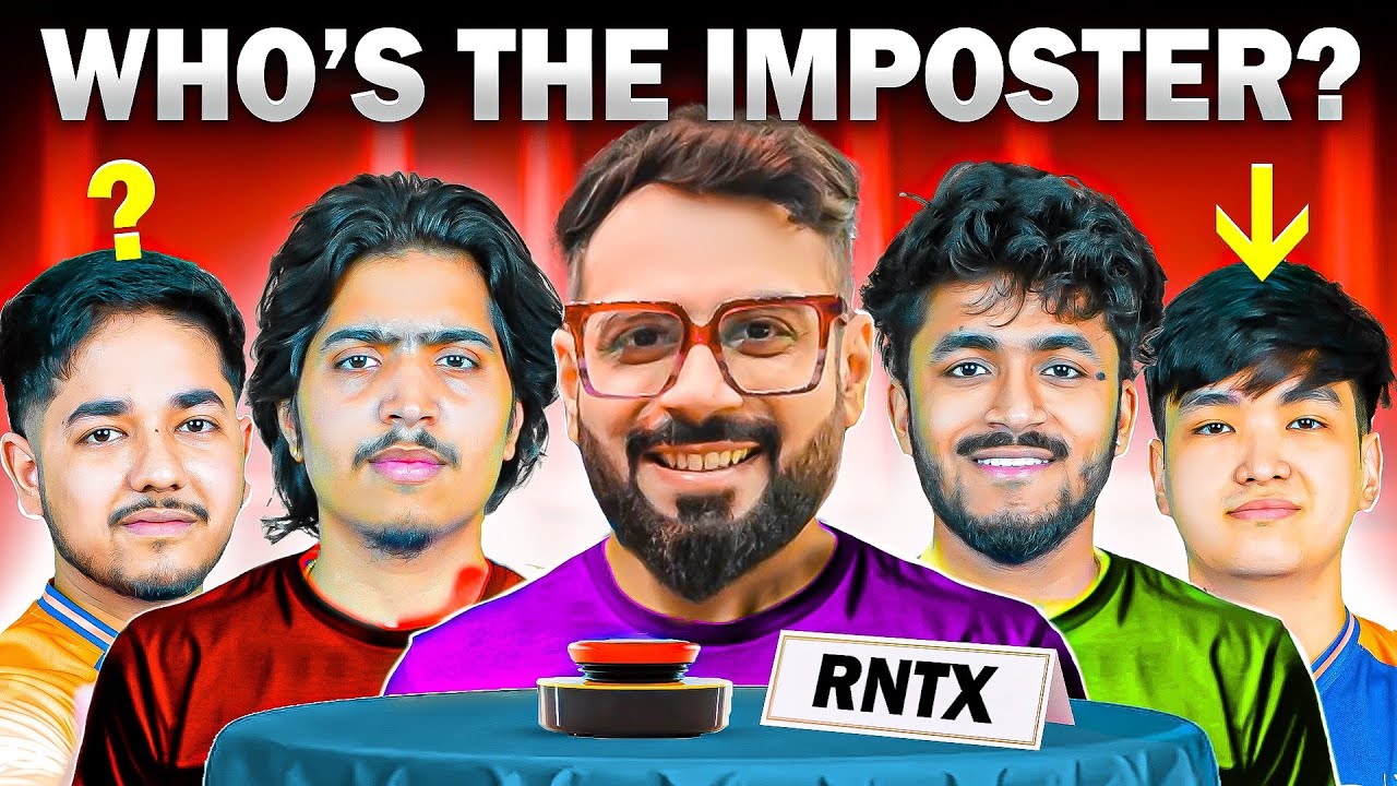 Find the Imposter ft RNTX players ft Shadow Sarang Spraygod Ninjajod⚡️