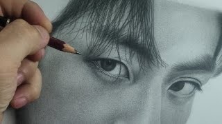 Pencil Drawing/ Shading LIVE! Realistic Portrait, Skin Tone Tutorial