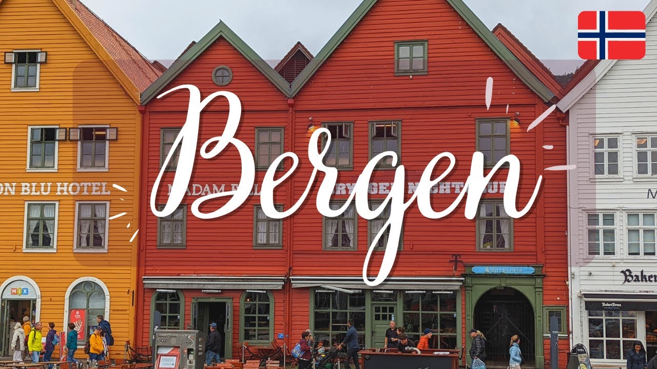 Bergen in 4 minutes | The Most Beautiful City in Norway  [4K]
