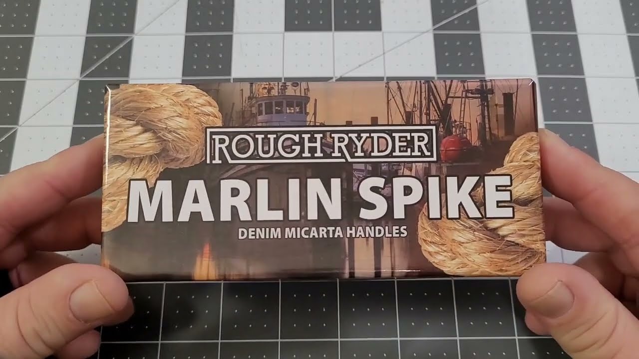 Let's Talk Rough Ryder Knives Vol.39 - Rough Ryder Blue Micarta Marlin Spike RR2643