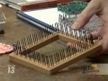 CraftSanity on TV: Making loom out of book and nails