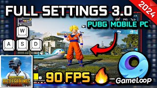 Best All Settings of FKLzz in PUBG MOBILE 3.0 PC Emulator Gameloop 90FPS (2024) screenshot 5