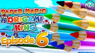 Paper Mario: The Origami King Gameplay Part 6 - Colored Pencils Boss! Overlook Tower!