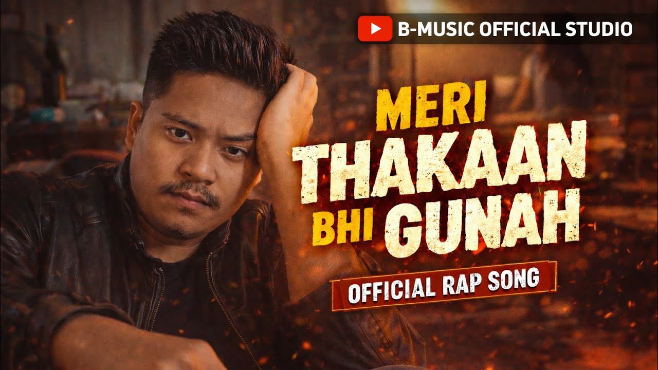 MERI THAKAAN BHI GUNAH | Official Emotional Rap Song | B-Music Official Studio