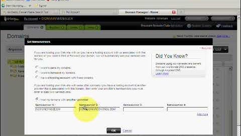 Easy Websites with Wordpress - Setting Up Domain Nameservers