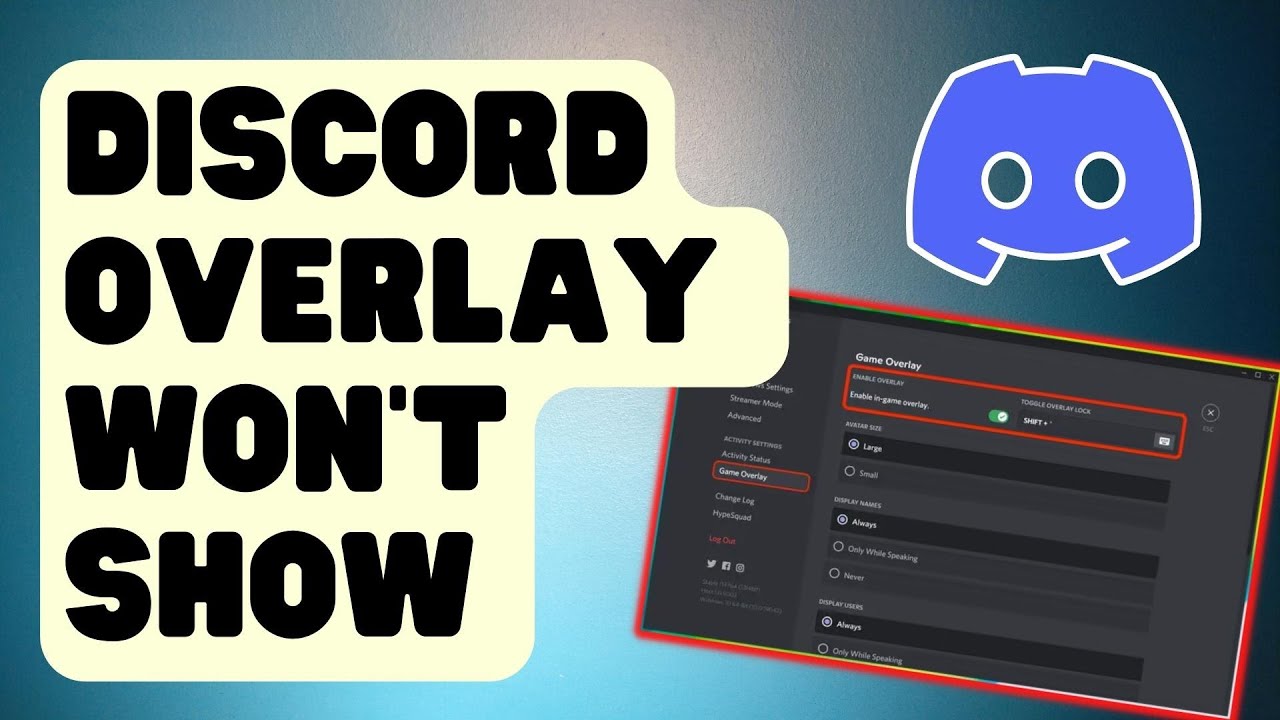 Discord Overlay Not Working: How to Fix