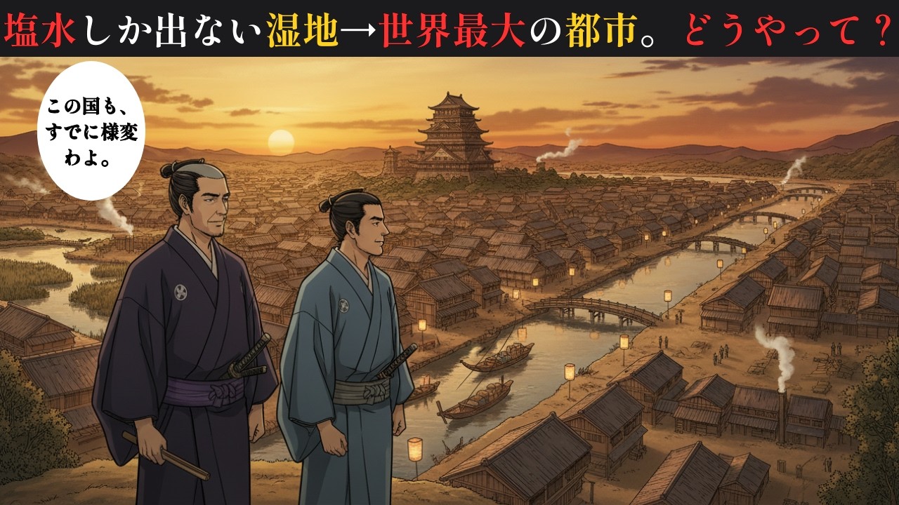 [知られざる江戸の謎 誰も住めない湿地が130年で世界最大の都市に変貌した奇跡の全記録