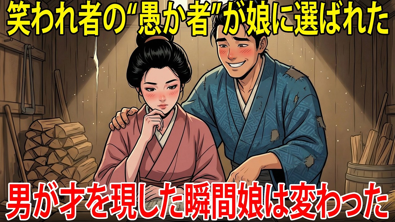 貧乏武家の娘が絶望する夜…雇われ人の一言「日付が違う」で、家の命運が変わる｜泣ける話｜民話｜昔話｜