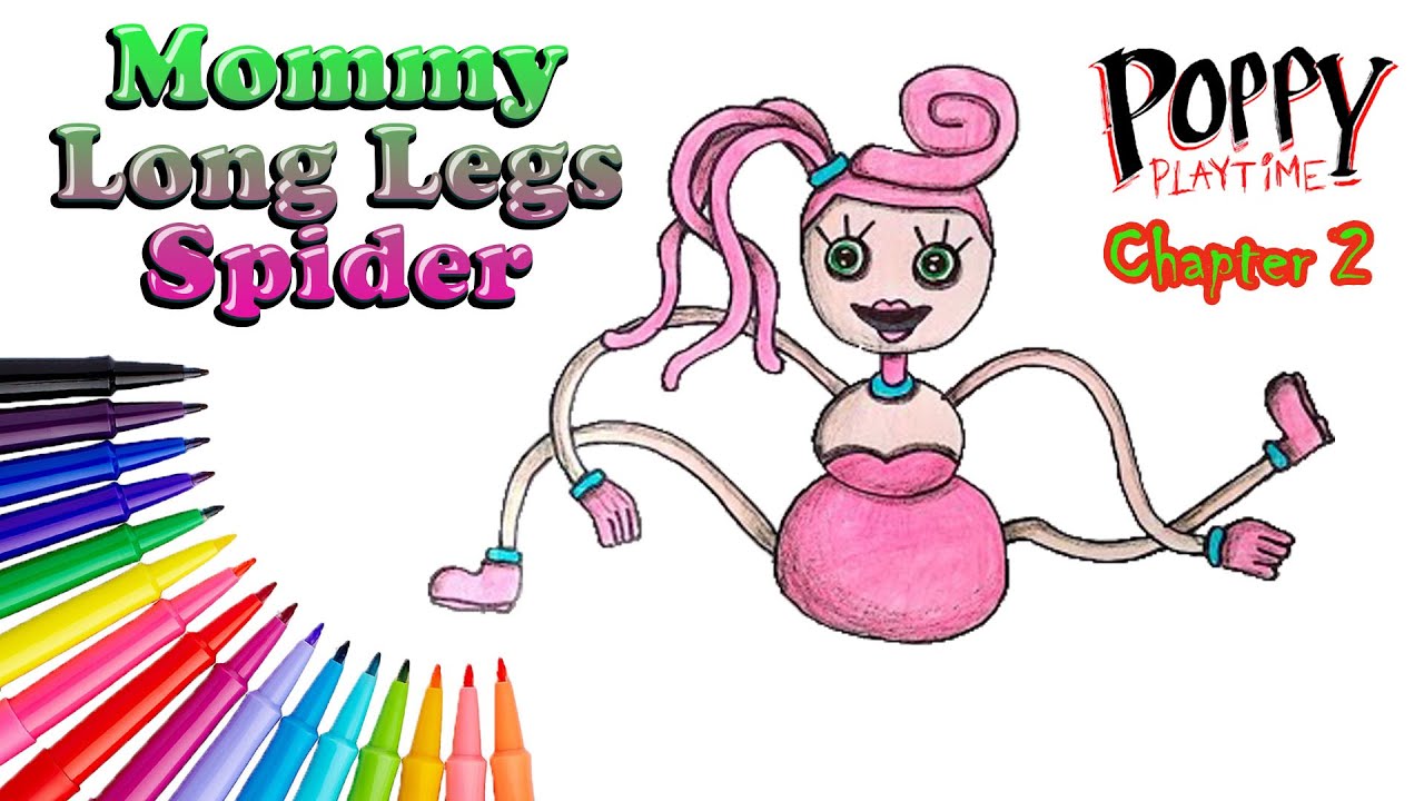 How to Draw Mommy Long Legs Spider