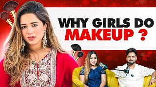 ਕੁੜੀਆਂ MAKE-UP ਕਿਉ ਕਰਦੀਆਂ ਨੇ ? MUA Aarushi Oswal on Skin Care , Hair Fall etc | Aman Aujla Podcast