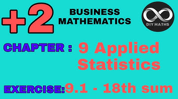 Class 12 business mathematics chapter 9 exercise 9.1 - 18 th sum