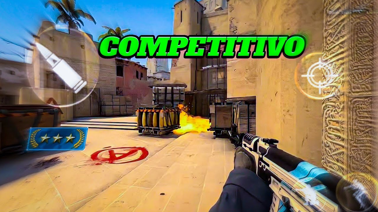 JOGUEI COMPETITIVO no CS:GO MOBILE ? ESSE JOGO ESTA LINDO DE MAIS CS:GO ...