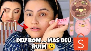 *TESTEI mais MAKES*  BARATINHAS da SHOPEE!