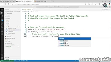 Python Reading Files Tutorial | File Handling for Beginners