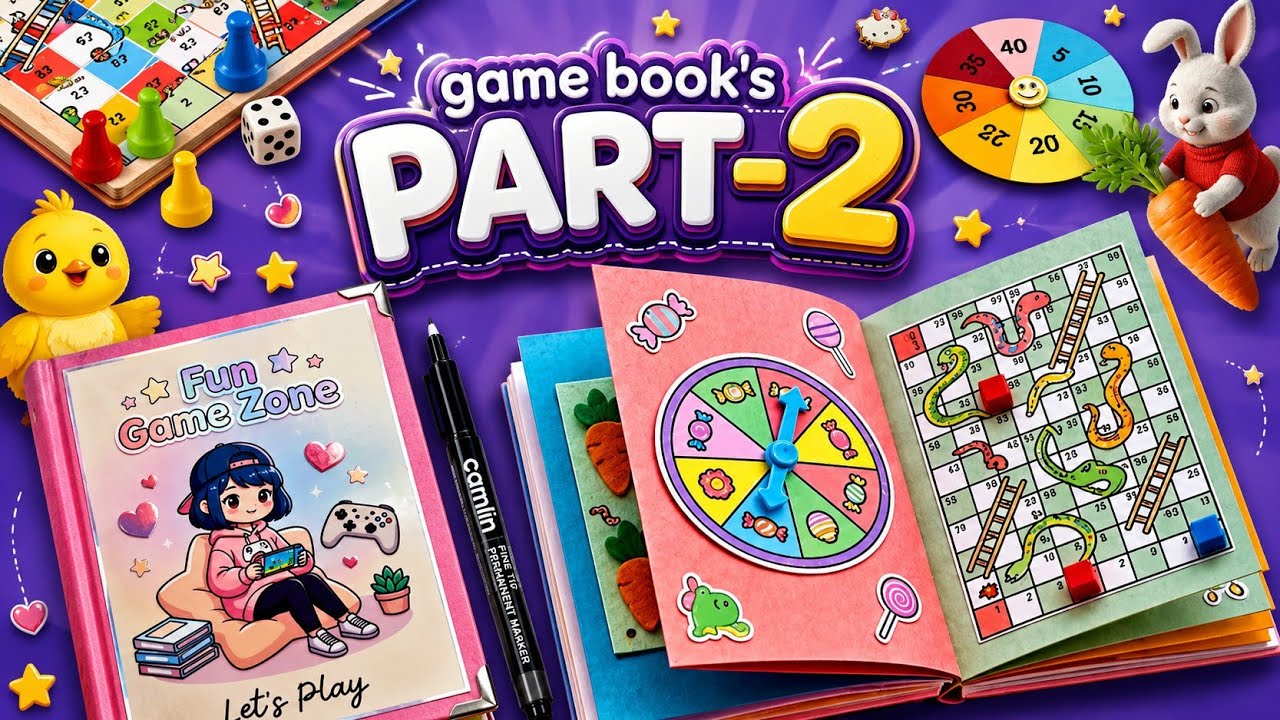 I Made 10 Games in ONE book 📖🎯 part 2 - YouTube