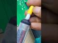 how to clean tin on a pcb board#soldering #desoldering #pump #pcb #board