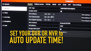 How to set your Hikvision DVR or NVR to Auto-Update Time from Internet