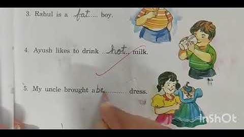 Class 2 Engish Practice Book Lesson 10