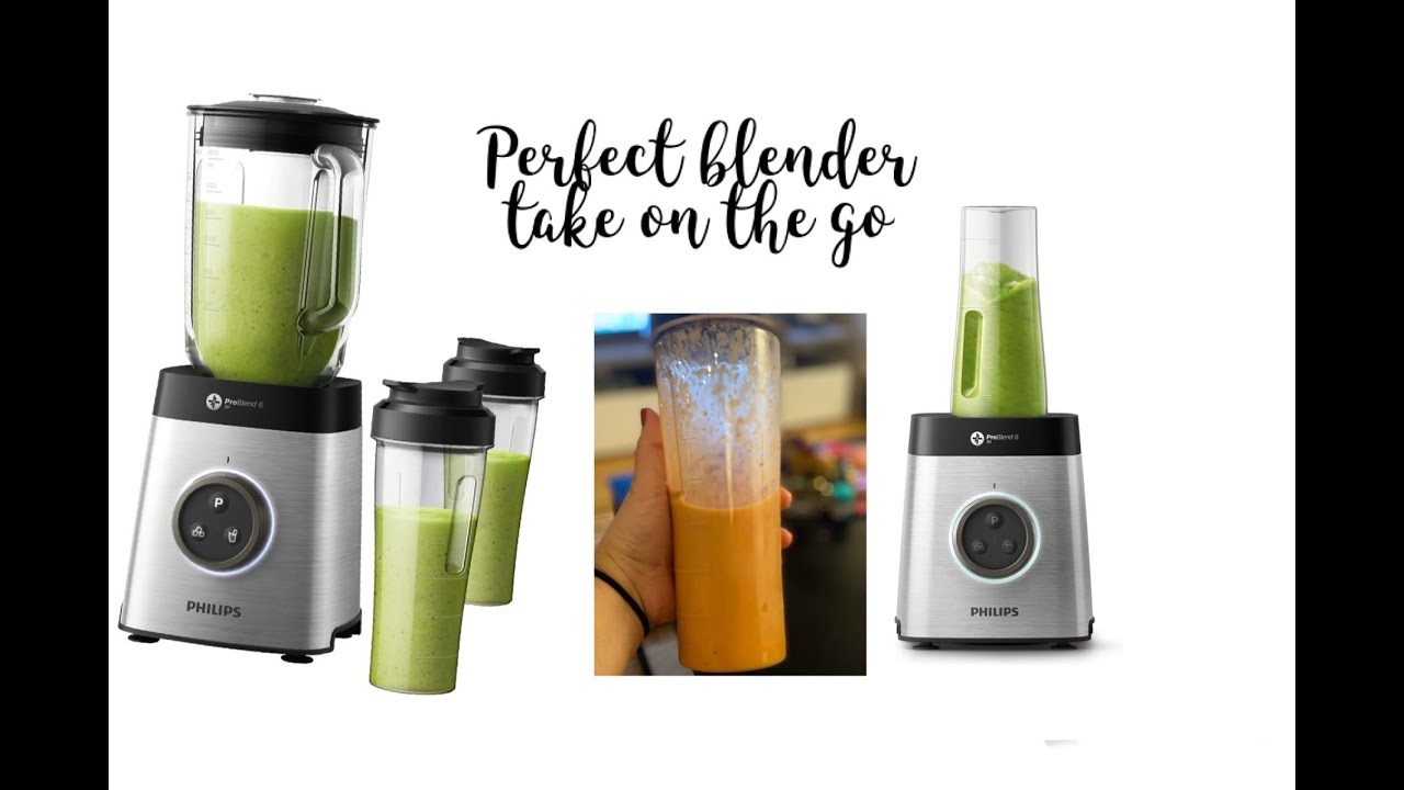 Philips Blender HR3655 Speed | Perfect blender to take on the go - YouTube