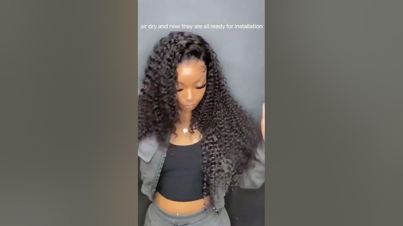 How To Handle Curly hairs before installation.#hairstyles #hair - YouTube