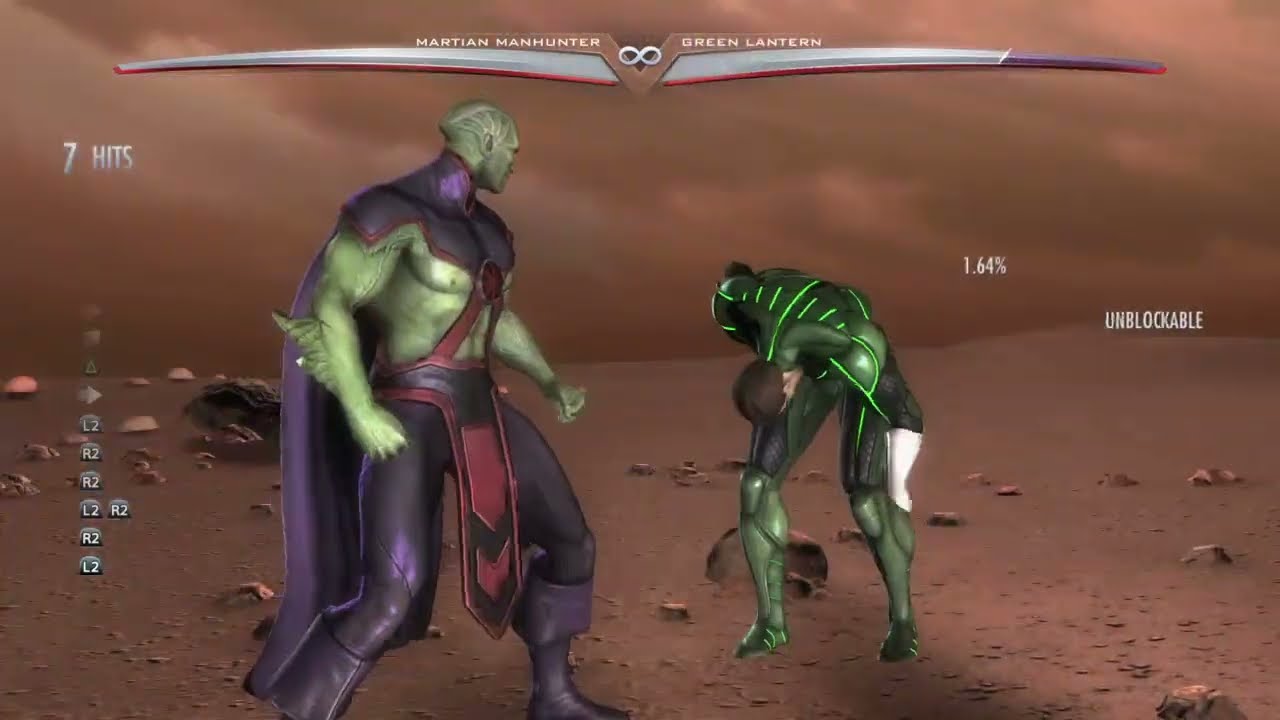 Martian Manhunter Supermove Combo - Injustice: Gods Among Us