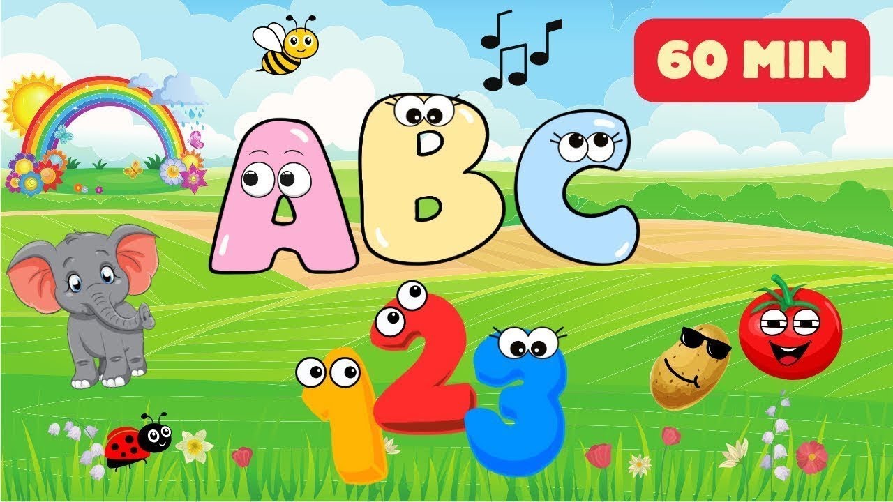 ABC | 123 | Djur | Lärande Video & Mer - Barnpedagogik