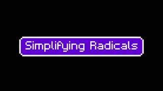 College Algebra - Review - Simplifying Radicals