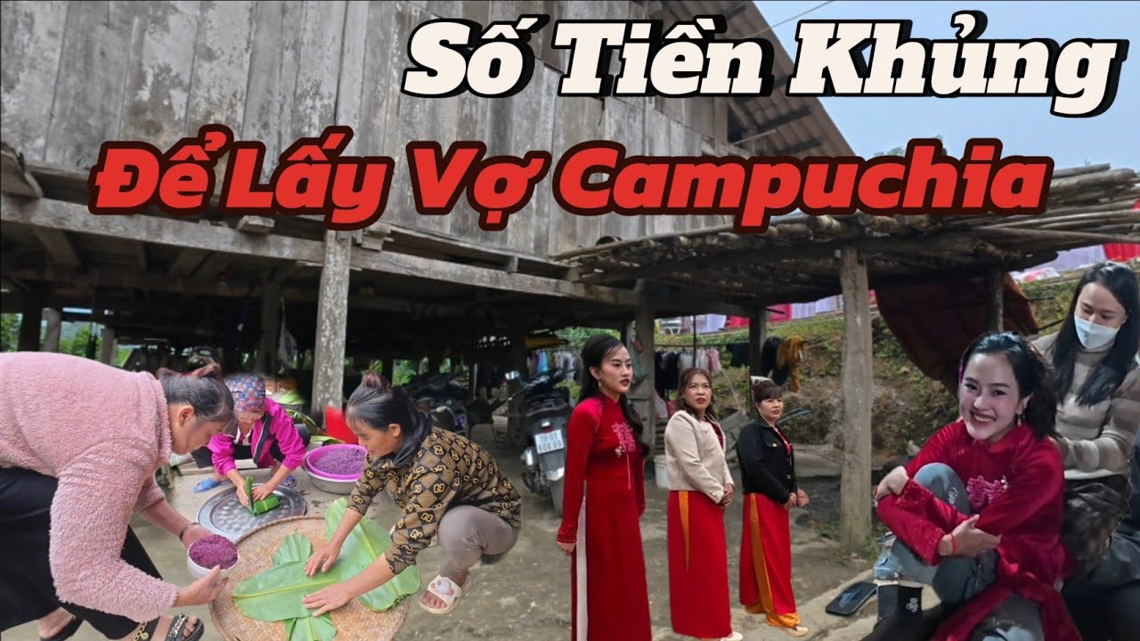 Уникальная деревенская свадьба с камбоджийской невестой