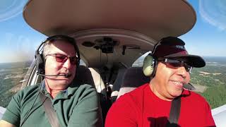 Diamond DA40 flight instruction-How To Land