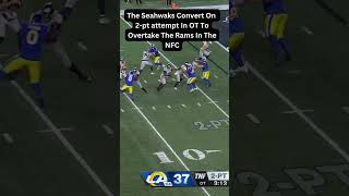 Seahawks Stun The Rams In OT🤯 #nfl