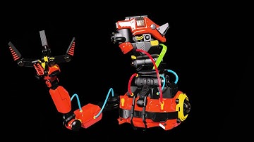 xpresso rigging Mechanical Robot cinema 4d