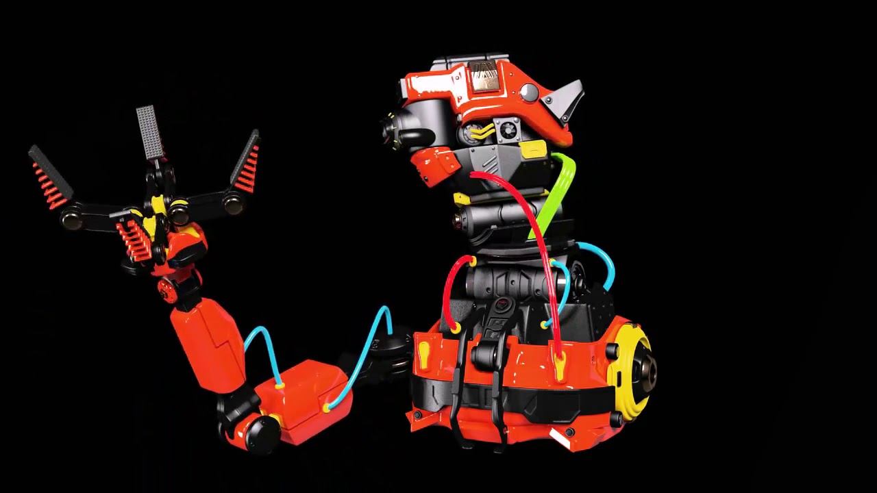 xpresso rigging Mechanical Robot cinema 4d - YouTube