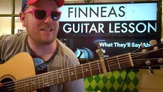 How To Play What They'll Say About Us FINNEAS \/\/ easy guitar tutorial beginner lesson chords