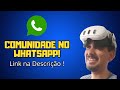 Entre agora na nossa comunidade no whatsapp! Vamos interagir! Link na descrição do vídeo. 😄🤙